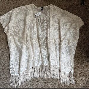 Mixit Ivory Lace Cover-Up
